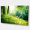 Designart - Beautiful Green Grass and Trees - Large Landscape Canvas Art Print